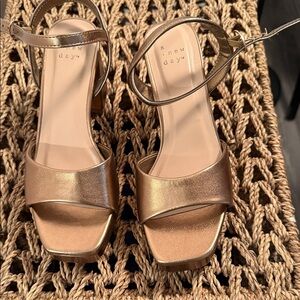 A New Day Women's Metallic Heels